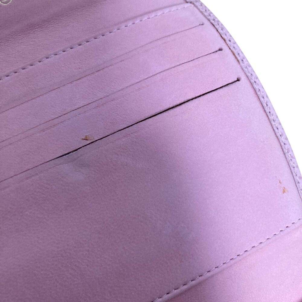 CHANEL Authentic Pink Caviar Leather Logo Wallet - Picture 8 of 12